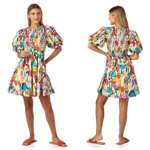 CROSBY BY MOLLIE BURCH the lizzy dress in Tulip Like New